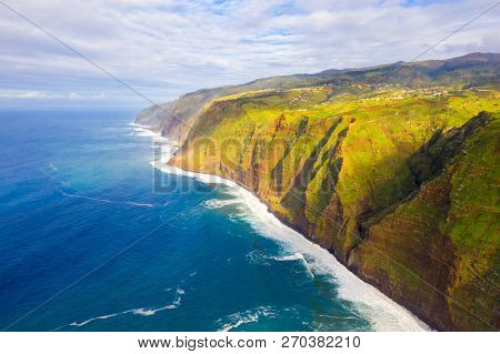 Madeiras Westermost Point, Ponta Do Pargo, Colorful Cliff Coast