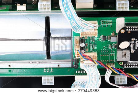 Electronic Device  At Dry Sunny Summer Day