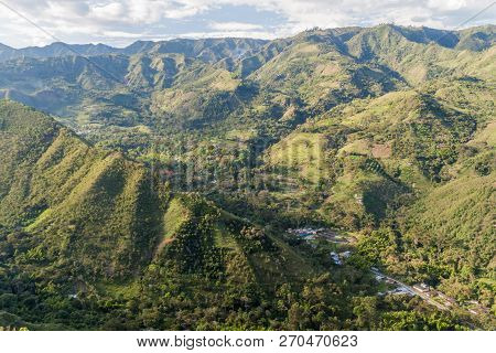 Tierradentro Valley In Cauca Region Of Colombia
