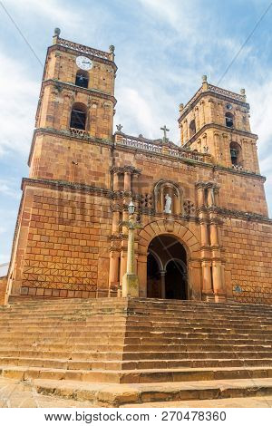 Cathedral Inmaculada Concepcion In Barichara Village, Colombia