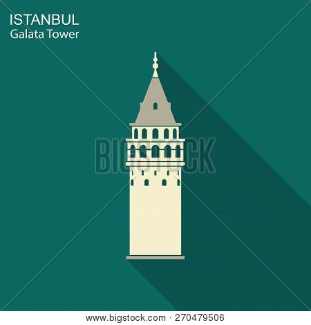 Topkapi Palace, Gate Of Salutation, Istanbul, Turkey. Flat Icon