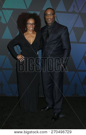 LOS ANGELES - NOV 18:  Marcia Wright-Tillman, George Tillman Jr at the 10th Annual Governors Awards at the Ray Dolby Ballroom on November 18, 2018 in Los Angeles, CA