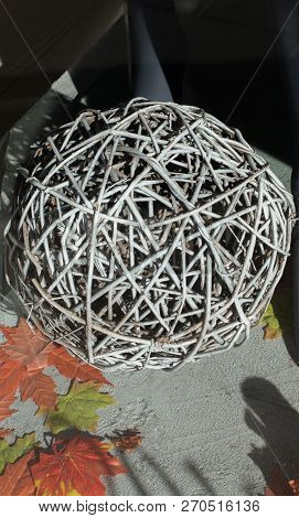 Roll Of Colotful String In The View