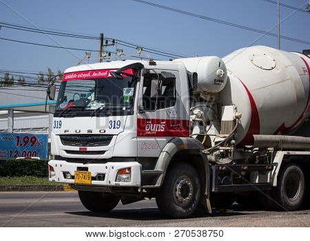 Cement Truck Of Insee Concrete Company.