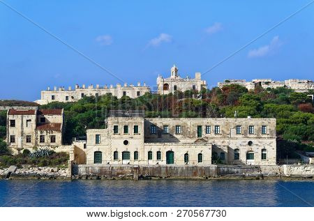 Former Hospital Building Of Manoel Fort Located On The Manoel Island Between Sliema And Valletta. Eu