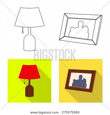 Vector Design Of Dreams And Night Icon. Collection Of Dreams And Bedroom Stock Symbol For Web.