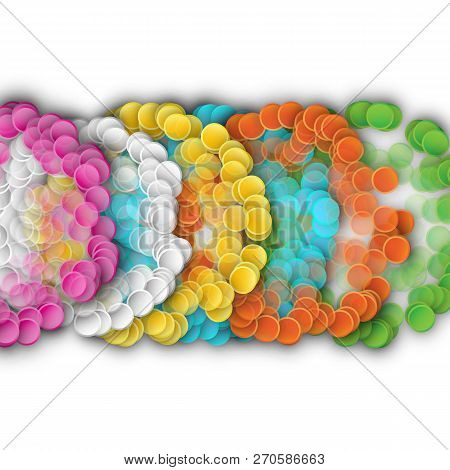 Colored Confetti For Birthday And Celebration Party Background