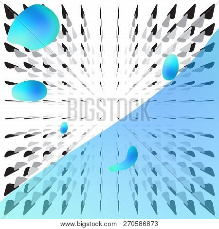 Triangle, Trigon Or Delta   Burst Background For Web Layout