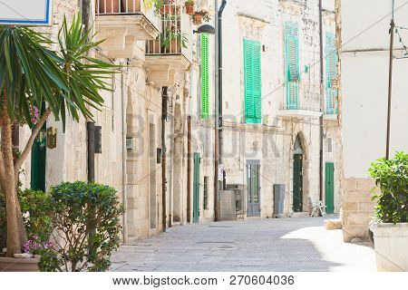 Molfetta, Apulia, Italy - Calming Atmosphere In The Old Town Of Molfetta
