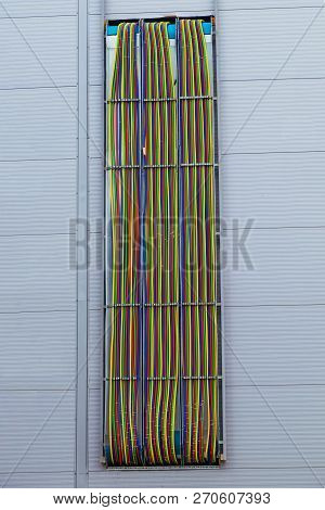 Wire, Electric, Industrial, Modern, Electrical, Power, Electricity
