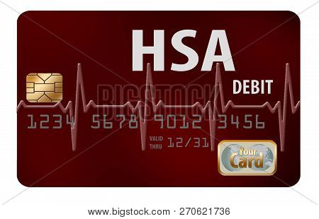 An EMV security chip is seen close up with a credit card nearby.