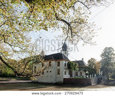 Exterior Of A Historic Palace In The Dutch Province Of Groningen, Known As Fraeylemaborg. Impression