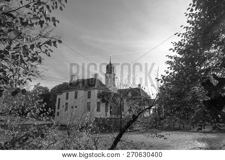 Exterior Of A Historic Palace In The Dutch Province Of Groningen, Known As Fraeylemaborg. Impression
