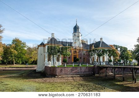 Exterior Of A Historic Palace In The Dutch Province Of Groningen, Known As Fraeylemaborg. Impression