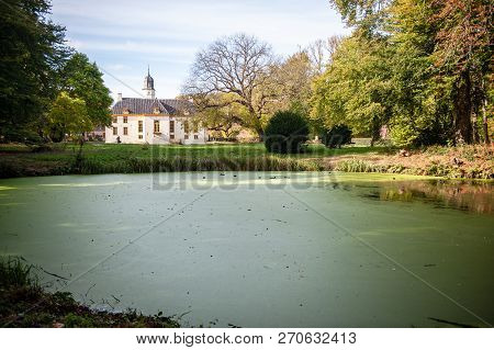 Exterior Of A Historic Palace In The Dutch Province Of Groningen, Known As Fraeylemaborg. Impression