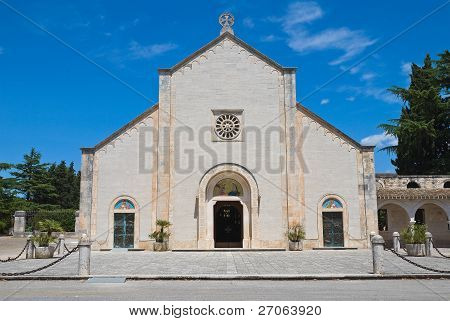 Madonna della Scala Abbey. Noci. Puglia. Italien.