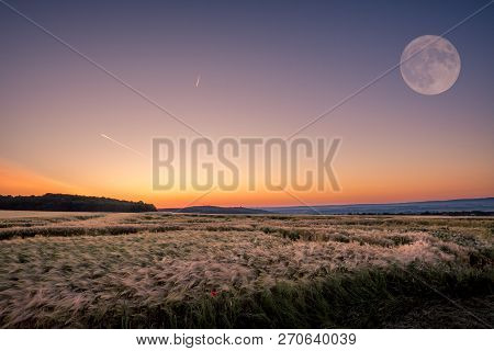 The Rising Sun And The Setting Moon.