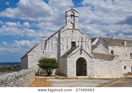 St. Maria di Barsento Church. Noci. Puglia. Italien.