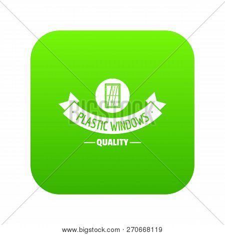 Quality Material Icon Green Vector Isolated On White Background