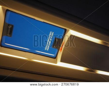Emergency Exit On A Bus Roof