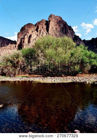 Salt River Usury Mountain Park Near Phoenix Arizona Maricopa County