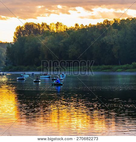 Ob River, Verkh-suzun, Suzun District, Novosibirsk Region, Western Siberia, Russia-september 22, 201