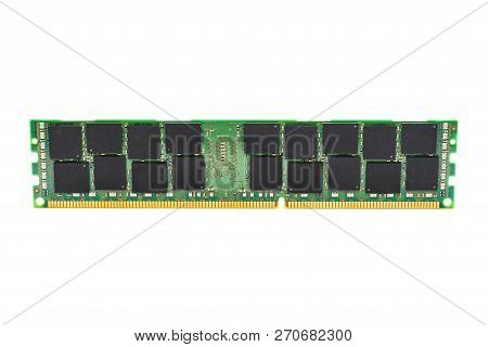 16 Gb Ddr3 Memory Module Isolated On White Background