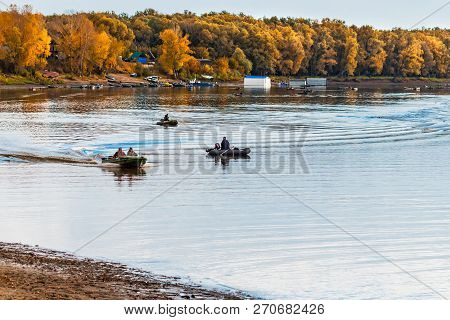 Ob River, Verkh-suzun, Suzun District, Novosibirsk Region, Western Siberia, Russia-september 22, 201