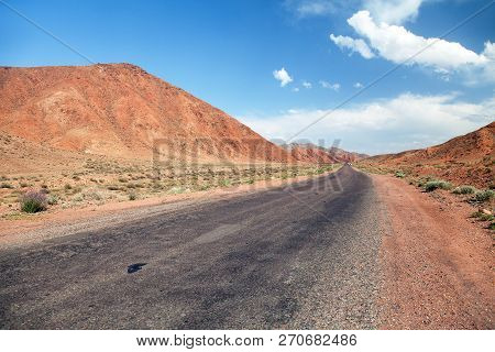 Pamir Highway Or Pamirskij Trakt Landscape Around Pamir Highway M41 International Road Mountains In 