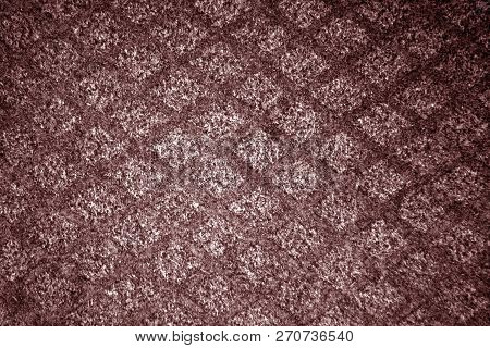 Red Color Textile Carpwt Patttern. Abstract Background And Texture For Design.