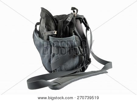 Colorful And Crisp Image Of Camera Bag On White  Background