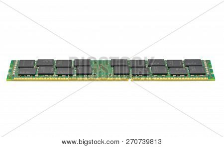 16 Gb Ddr3 Memory Module Isolated On White Background