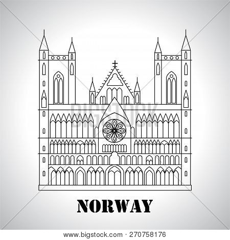 Gothic Nidaros Cathedral Icon