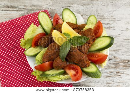 Traditional Delicious Turkish Foods; Bulgur Kofte (cig Kofte)