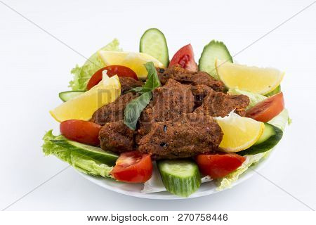 Traditional Delicious Turkish Foods; Bulgur Kofte (cig Kofte)