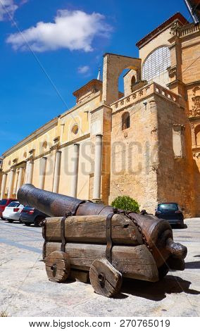 Chinchilla Montearagon by Saint James Way of Levante at La Mancha Spain