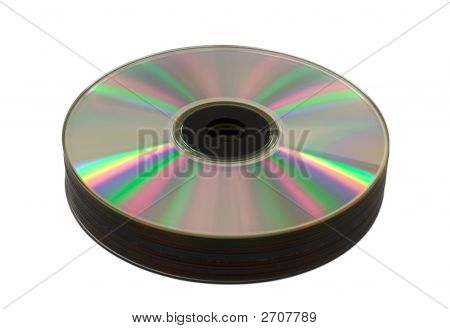 Montón de discos CD-ROM