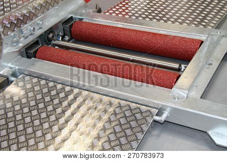 A Set Of Rollers For A Dynamometer Rolling Road Kit.