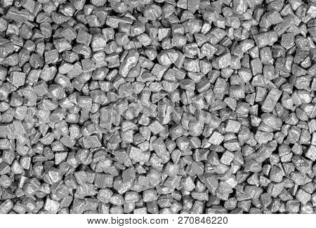 Background Of Many Pieces Of Gray Licorice Candy Called Terra Di Cattu In Italy
