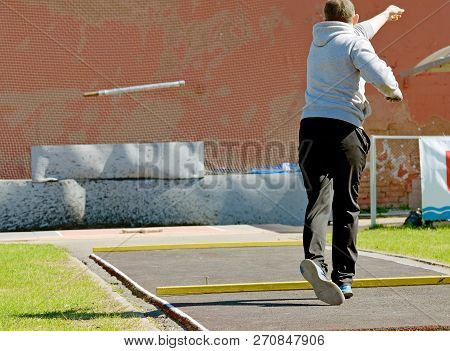Gorodki - A Russian Folk Sports Game. In This Game You Need Specific Distances To Smash Figures Made