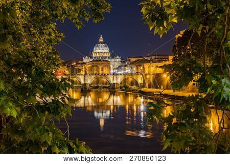 At My First Evening Here In Rome I Got A Nice Shot Right Next To Castel Del Angelo, But Direction Va