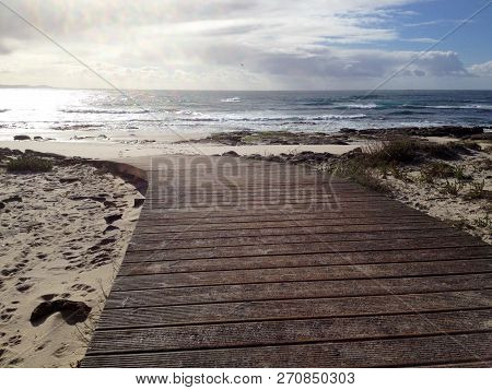 Path To Beach, Finisterre, Costa De La Muerte, Galicia, Spain