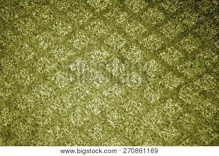 Yellow Color Textile Carpwt Patttern. Abstract Background And Texture For Design.
