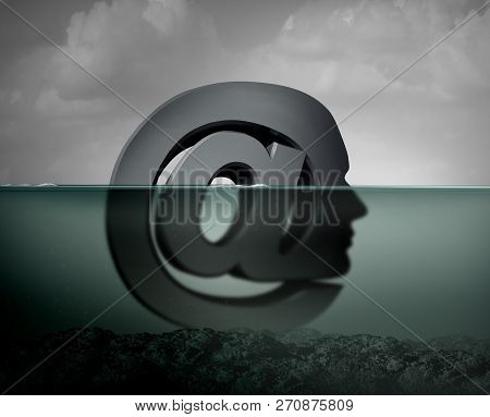 Internet Depression Or Cyberbullying Psychological Anxiety Suffering And Texting Risk Concept As An 