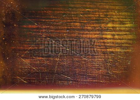 Dark Wood Texture. Wood Brown Texture. Background Of Old Panels. Retro Wooden Table. Rustic Backgrou