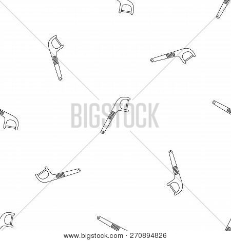 Medical Floss Pick Pattern Seamless Vector Repeat Geometric For Any Web Design