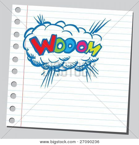 Scribble comic explosion 2