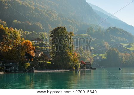 Beautiful Scenery Of Lake Brienz, Switzerland