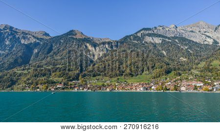 Beautiful Scenery Of Lake Brienz, Switzerland