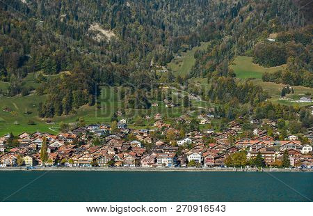 Beautiful Scenery Of Lake Brienz, Switzerland